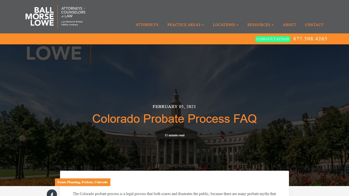 An Easy Guide to Colorado's Probate Process - Ball Morse Lowe